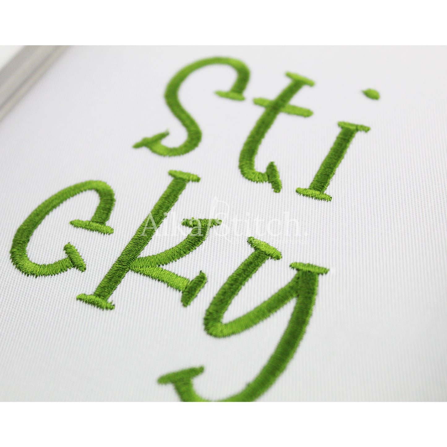 Sticky Slab Serif Playful Embroidery Font | Native BX Included
