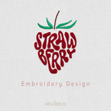 Strawberry Clipart Embroidery Design - 8 sizes