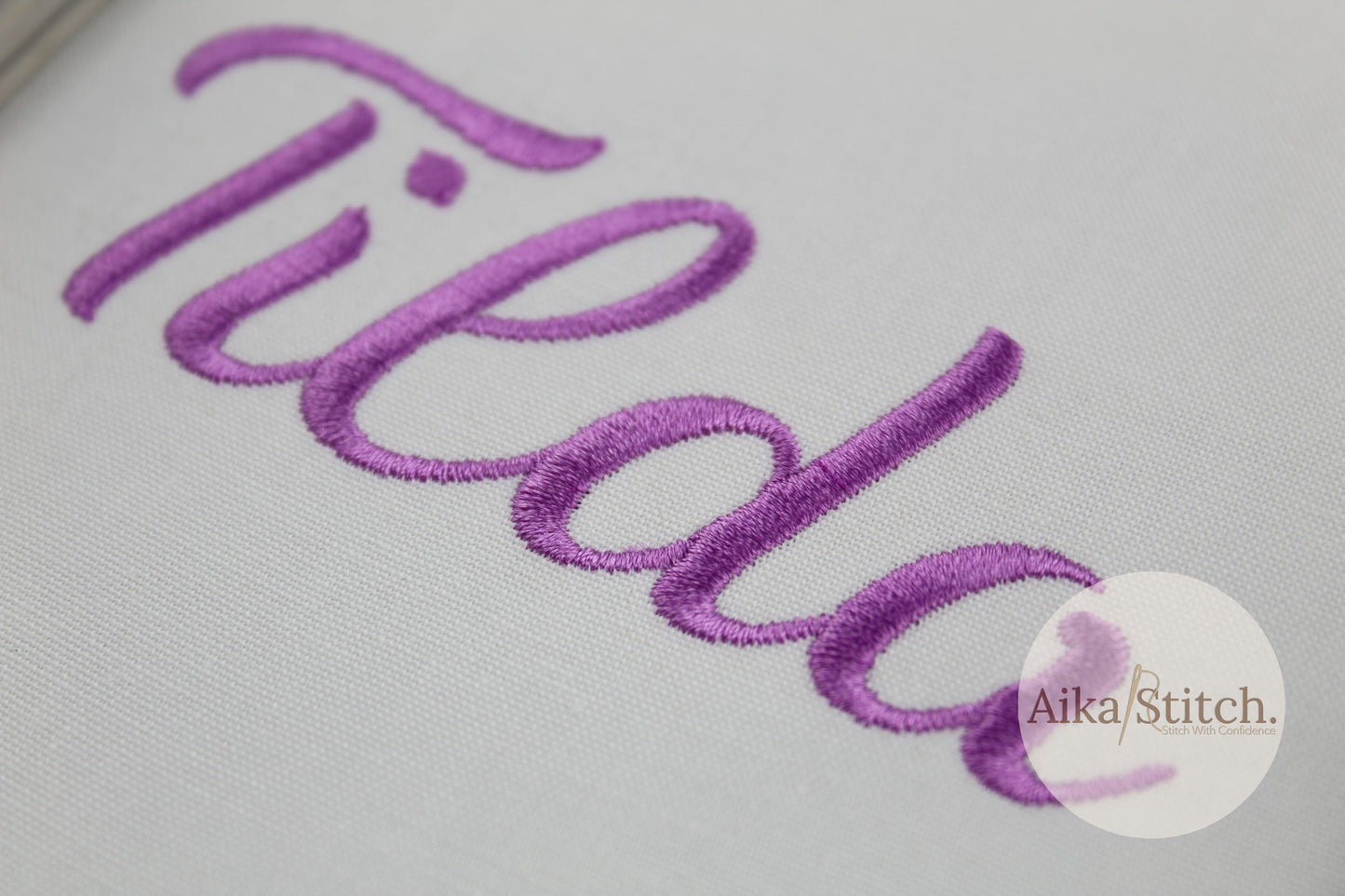 Tilda Native BX Embroidery Font - Satin Stitch Alphabet (11 Sizes)