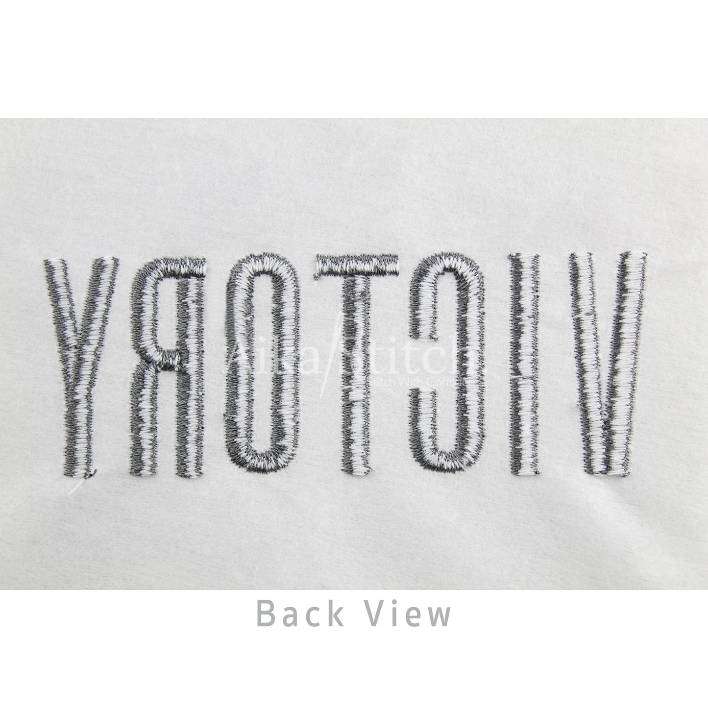 Victory Tall Modern Embroidery Font | Native BX Included