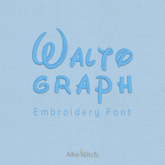 Waltograph Script Calligraphy Embroidery Font | Native BX Included